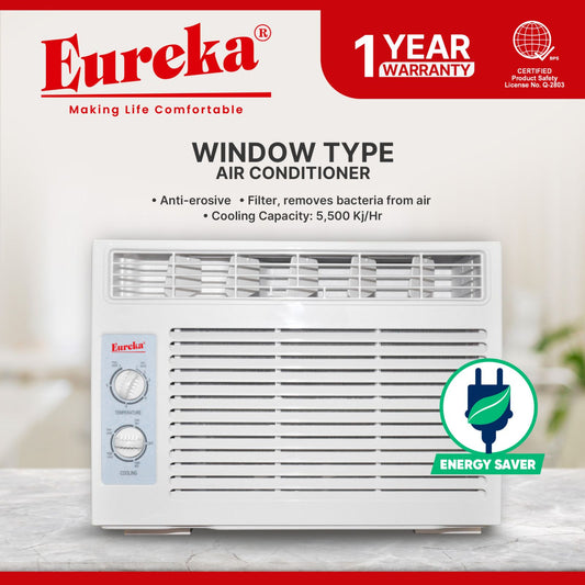 Eureka Window Type Aircon Energy-efficient 0.6 HP EWA 0.6 HP