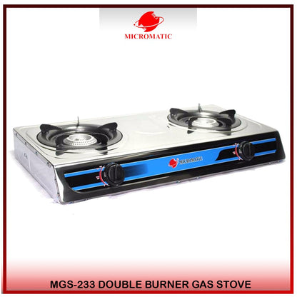 Micromatic MGS-233 Double Burner Gas Stove