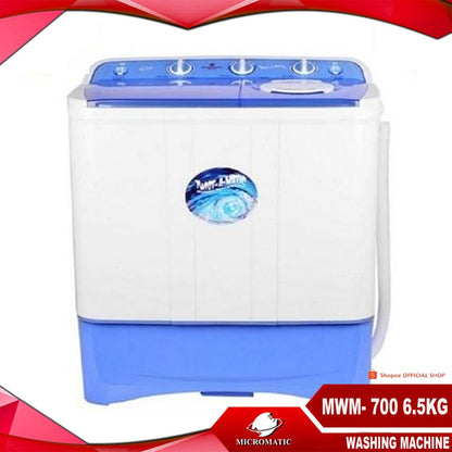 Micromatic MWM- 700 6.5kg Twin Tub Washing Machine