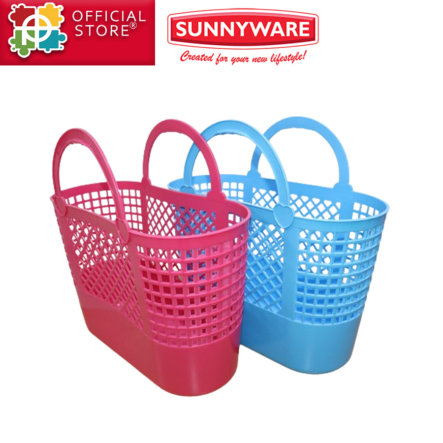 Sunnyware Market Basket | Palengke Basket | Plastic Bayong Stock No.2116