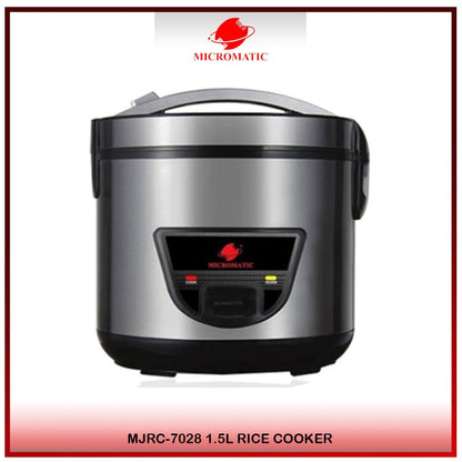 Micromatic MJRC-7028 Rice Cooker 1.8L Good for 8-10 Persons_White