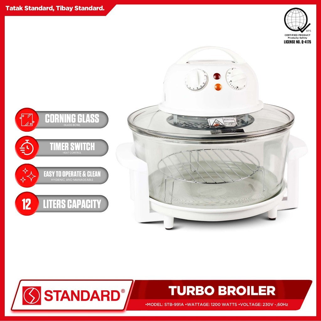 Standard Turbo Broiler 12Liters 1200 Watts