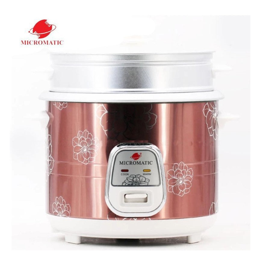 Micromatic MRC-838D Rice Cooker 1.8L Good for 10-12 Persons_Copper