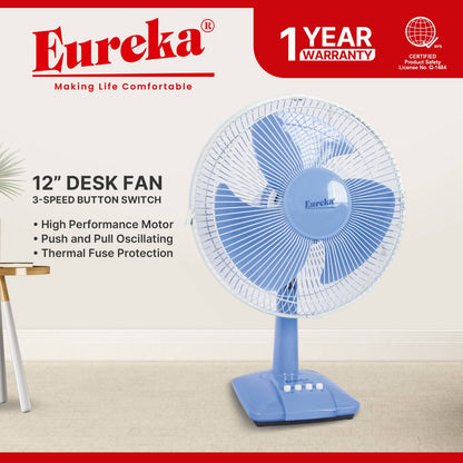 Eureka Desk Fan EDF 12 Elite