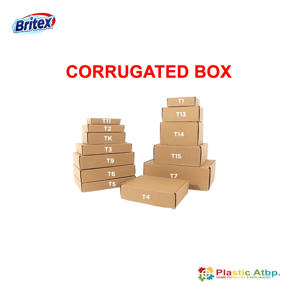 Britex Carton Mailer Box Corrugated Packaging Kraft / Brown Kraft Mailer Corrugated Box