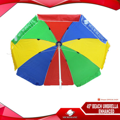 Micromatic 45" ENHANCED(MAKAPAL) Standard Round Beach Umbrella