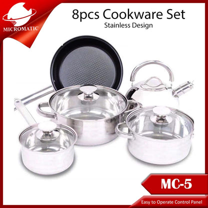 Micromatic MC-5 8pcs Cookware Set