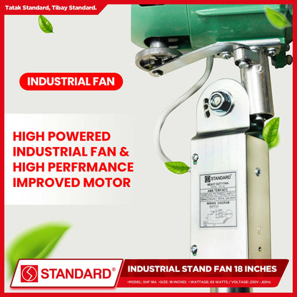 Standard Industrial Fan 18" SHF 18A