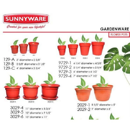 Sunnyware 9729-2 Flower Pot