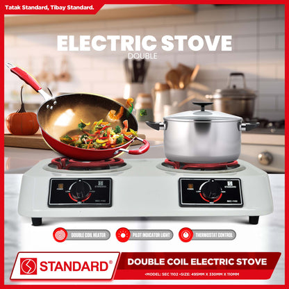 Standard Electric Stove Double Burner SEC-1102