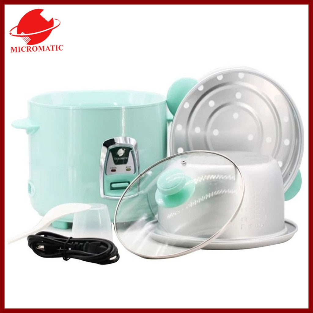 Micromatic MRC-868D Rice Cooker 1.8L Good for 10-12 Persons_Green