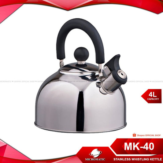 Micromatic MK-40 4.0L Whistling Kettle (Stainless)