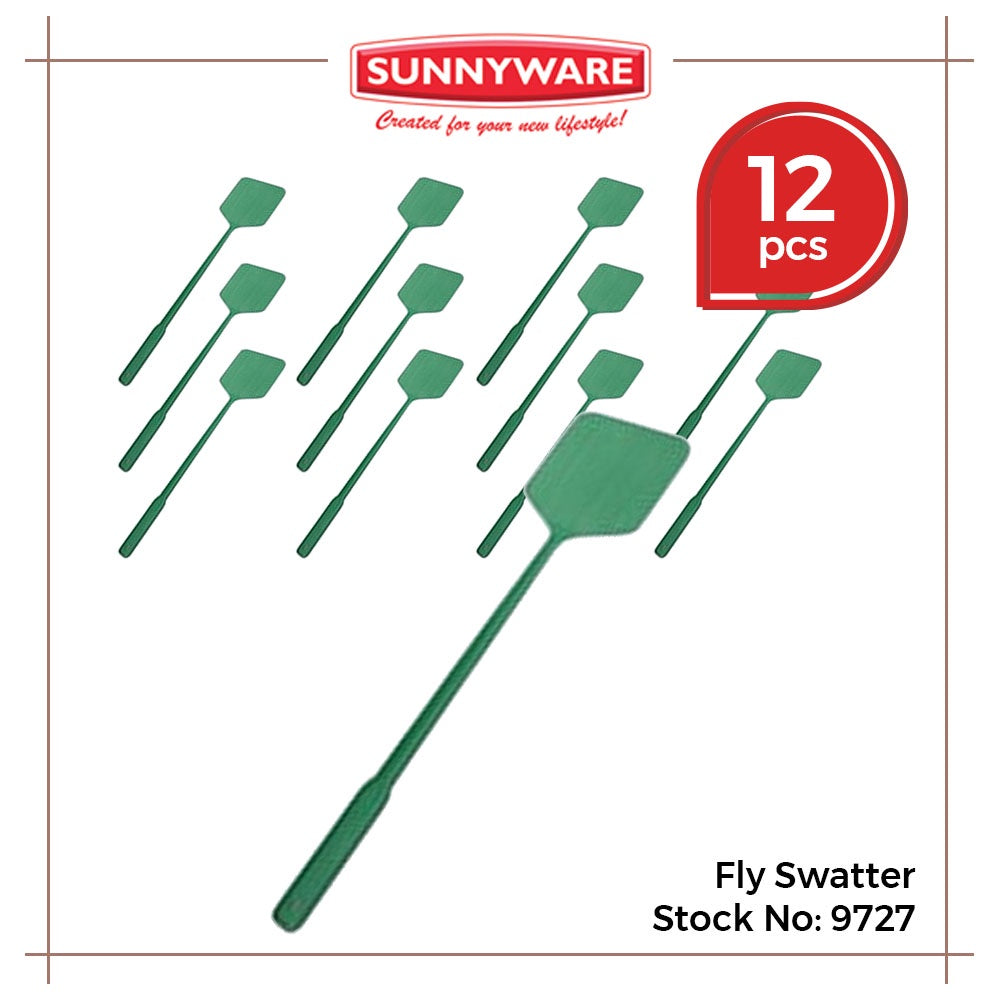 12 pcs Fly swatter [Sunnyware 9727] | Pest Control | Insect Killer | Householdware | Plasticware