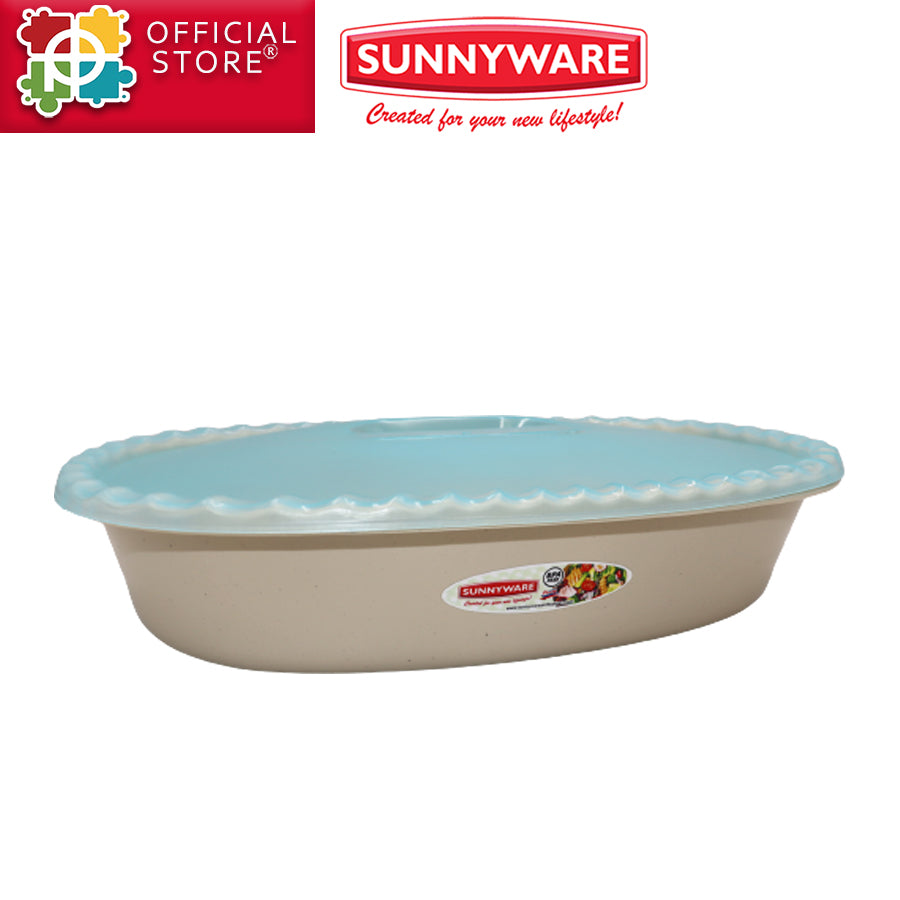 Sunnyware Food Container with Cover - ov #9813