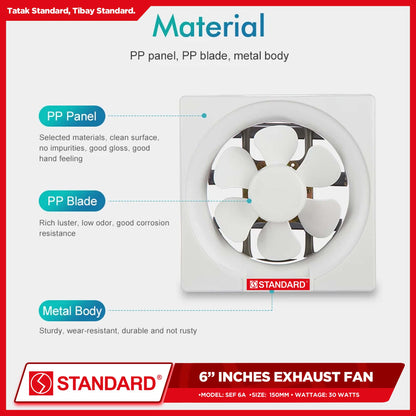 Standard Exhaust Fan 6" SEF 6