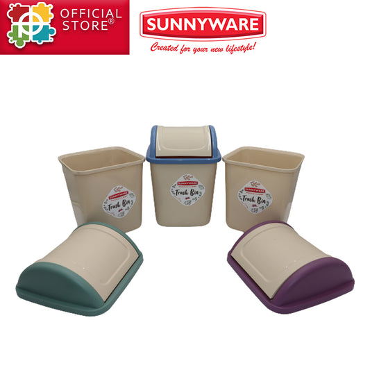 Sunnyware mini trash/waste bin 4.8Liter Stock No.230