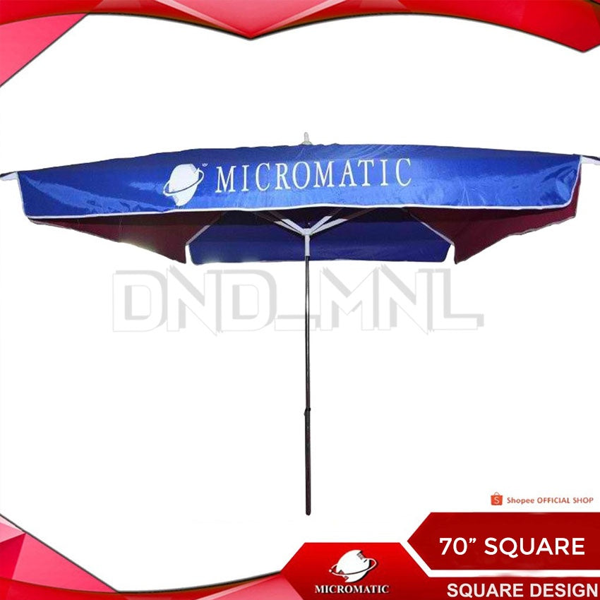 Micromatic 70" Square Beach Umbrella