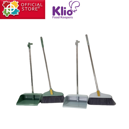 Klio Broom-Dustpan Wide 2 Colors Stock No.KL-H24-0018