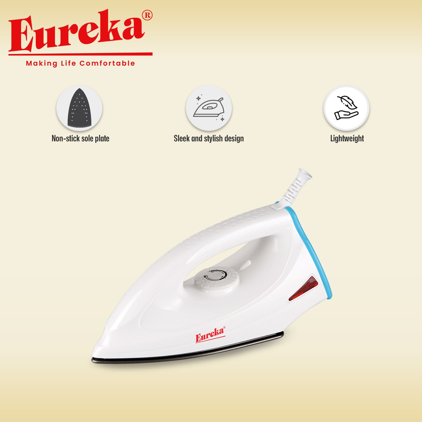 Eureka Dry Flat Iron / Plantsa EDIHBL