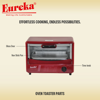 Eureka Electric Oven Toaster With Timer Function 6L & 8L