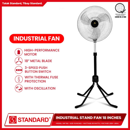 Standard Industrial Fan 18" SHF 18A