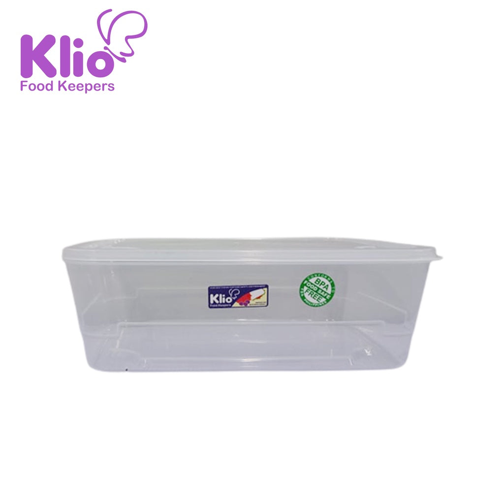 KLIO RS02 FOOD KEEPER/RECT GROOVE COVER MEDIUM 1900ML