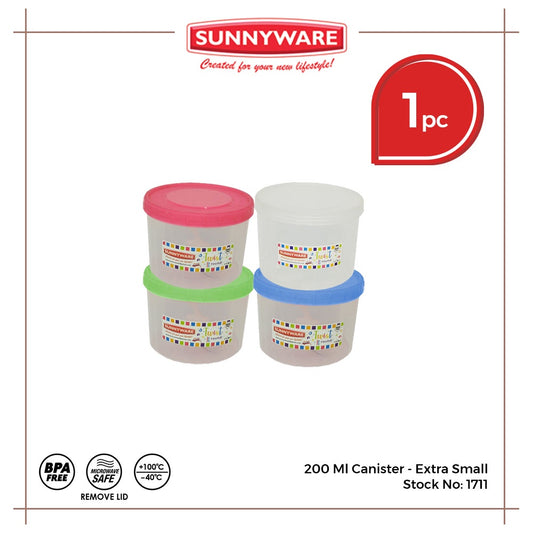 Sunnyware 1711 200 ml Canister - extra small