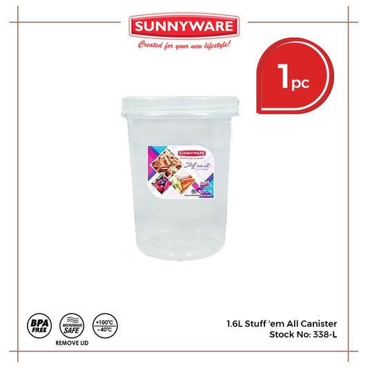 Sunnyware 338-L 1.6L Stuff'em All Canister