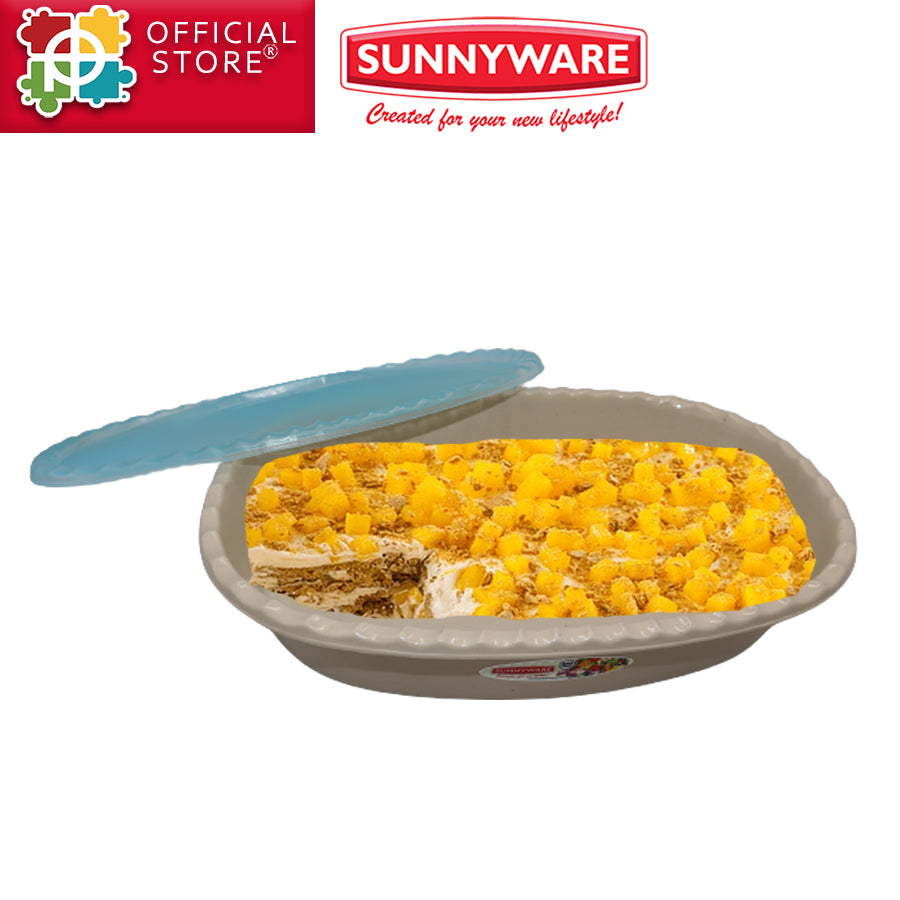 Sunnyware Food Container with Cover - ov #9813