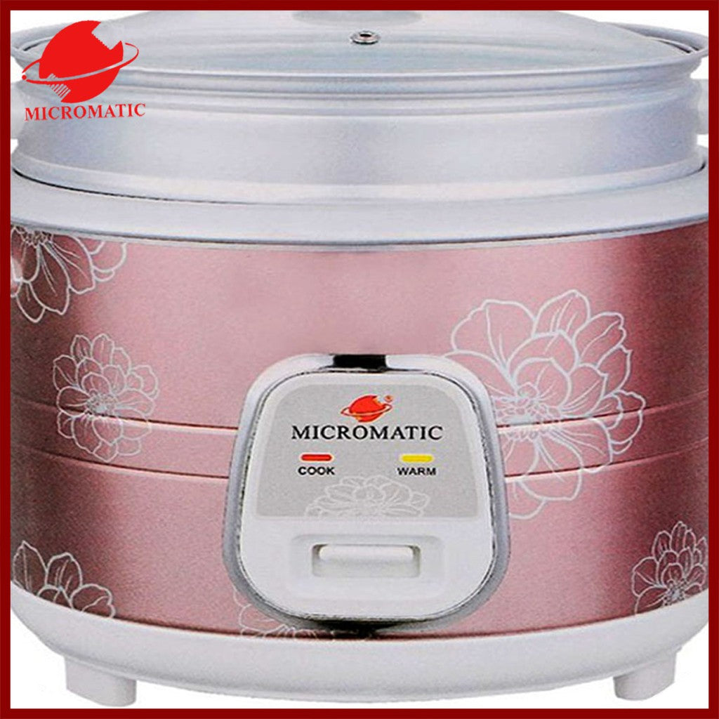 Micromatic MRC-838D Rice Cooker 1.8L Good for 10-12 Persons_Copper