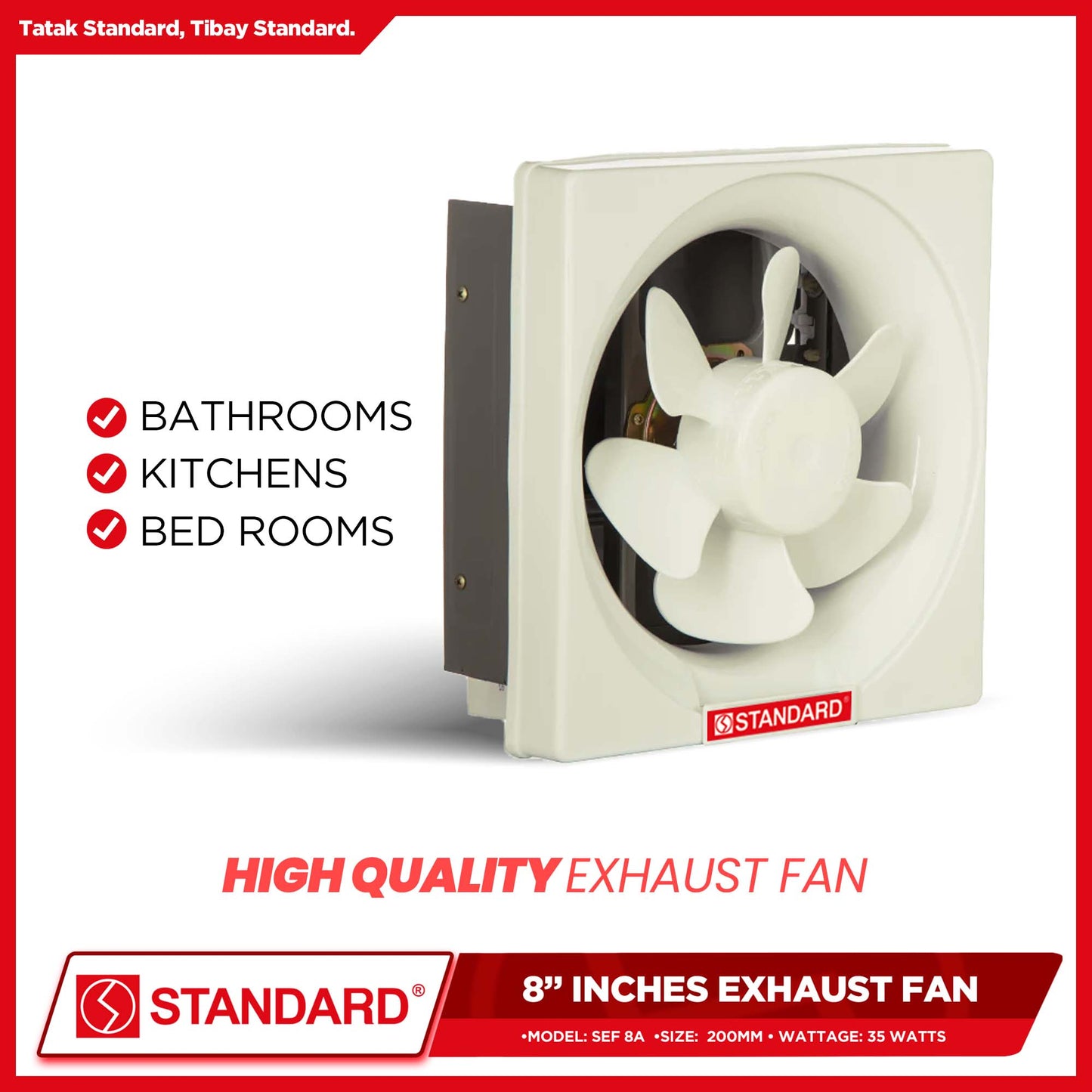 Standard Exhaust Fan 8" SEF 8A