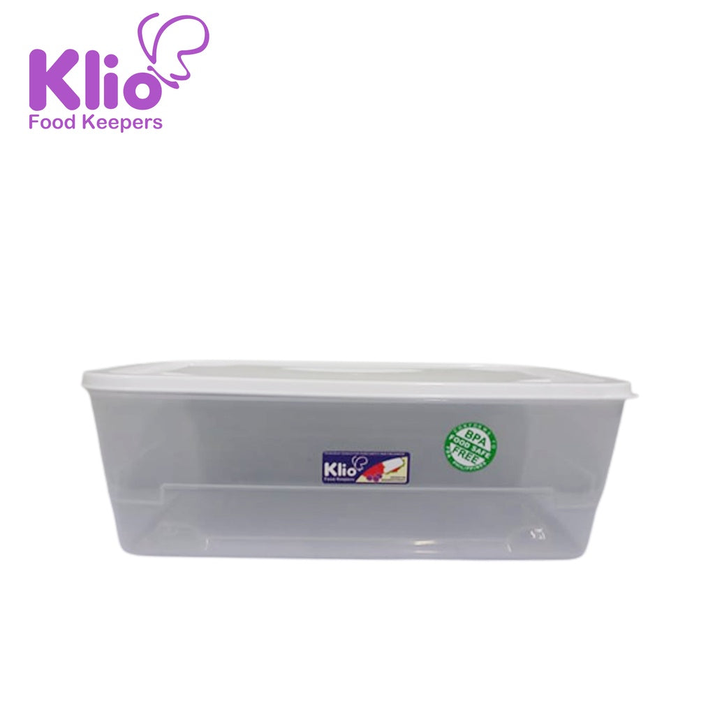 KLIO RS02 FOOD KEEPER/RECT GROOVE COVER MEDIUM 1900ML