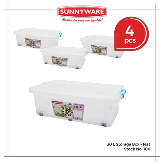 Sunnyware 106 30 L Flat Stock Box / Storage Box