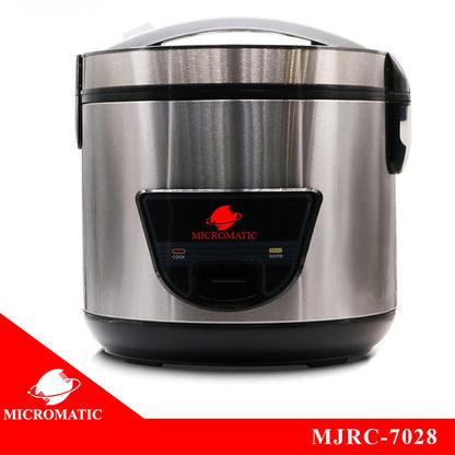 Micromatic MJRC-7028 Rice Cooker 1.8L Good for 8-10 Persons_White