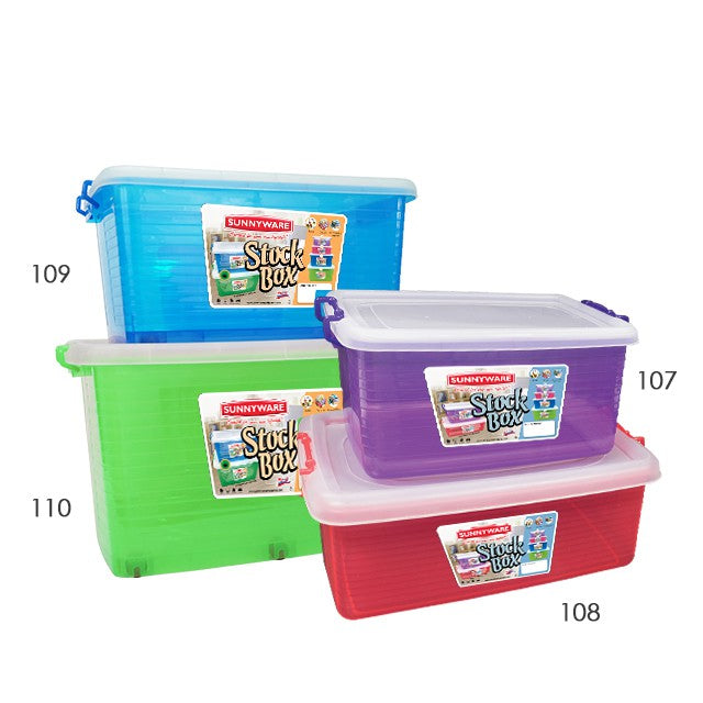 Sunnyware 107 Stock Box / Storage Box - small 18 liters | Plastic Containers Organizer