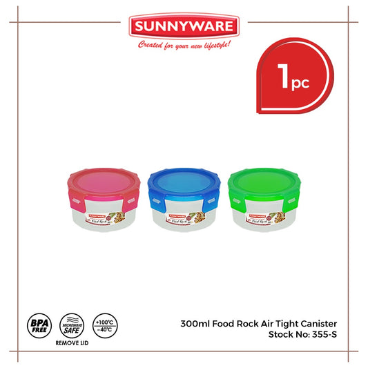 Sunnyware 355-S 300 ml Food Rock Air Tight Food Keeper Canister