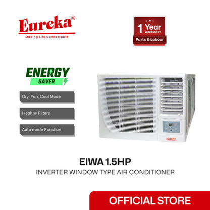 Eureka Inverter Window Air Conditioner 1.5HP EIWA 1.5HP