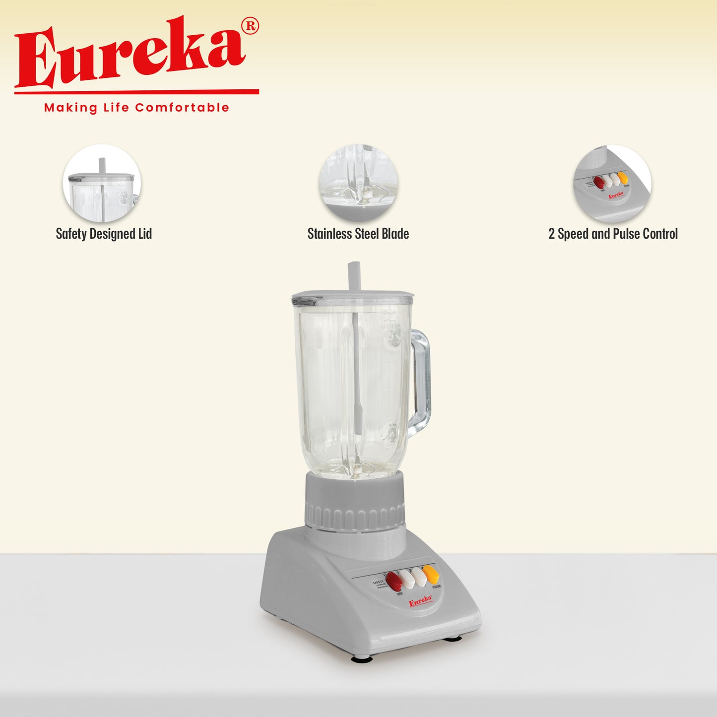 Eureka Electric Blender Stainless Steel Blade EEB 1.25LJ