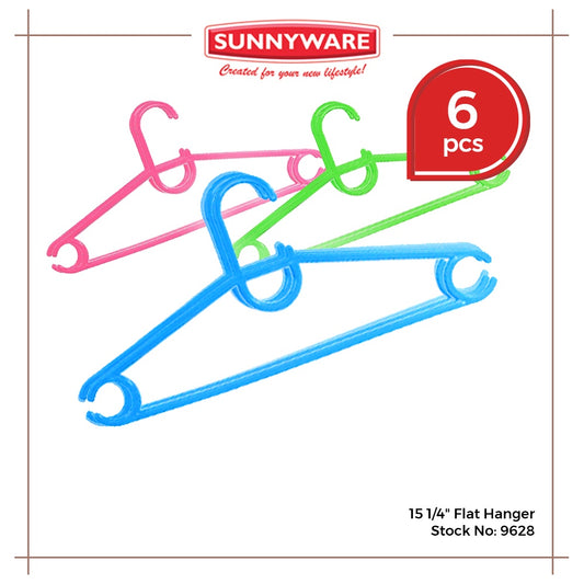 Sunnyware 9628 (6 pcs) Flat Hanger