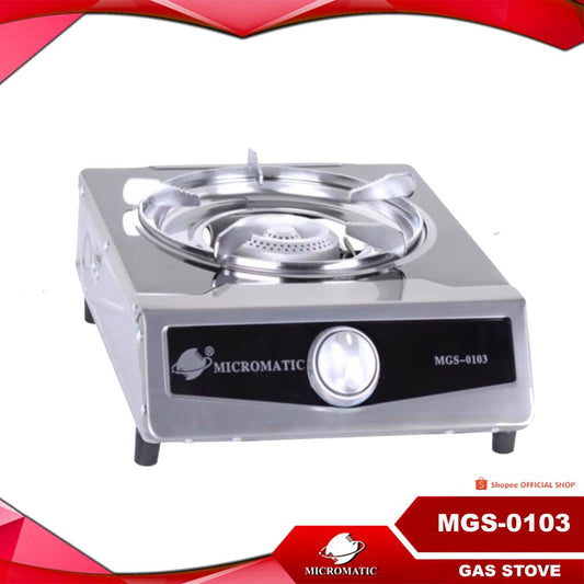 Micromatic MGS-0103 Single Stainless Burner Gas Stove