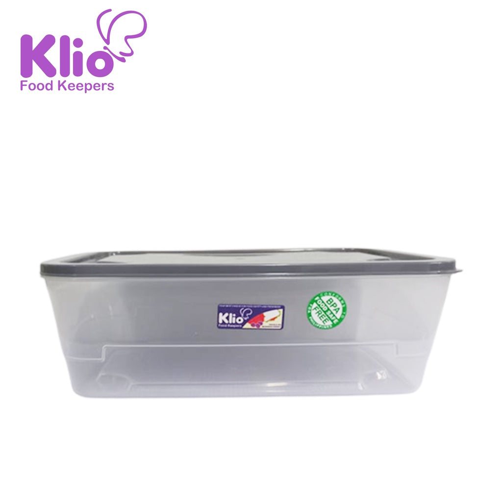 KLIO RS03 FOOD KEEPER/RECT GROOVE COVER LARGE 4,300ML