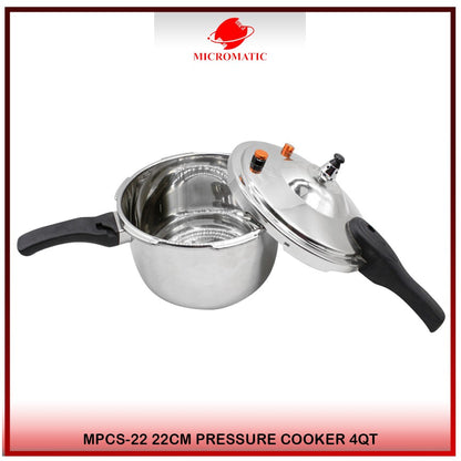 MICROMATIC MPCS-22 22cm Pressure Cooker 4qt