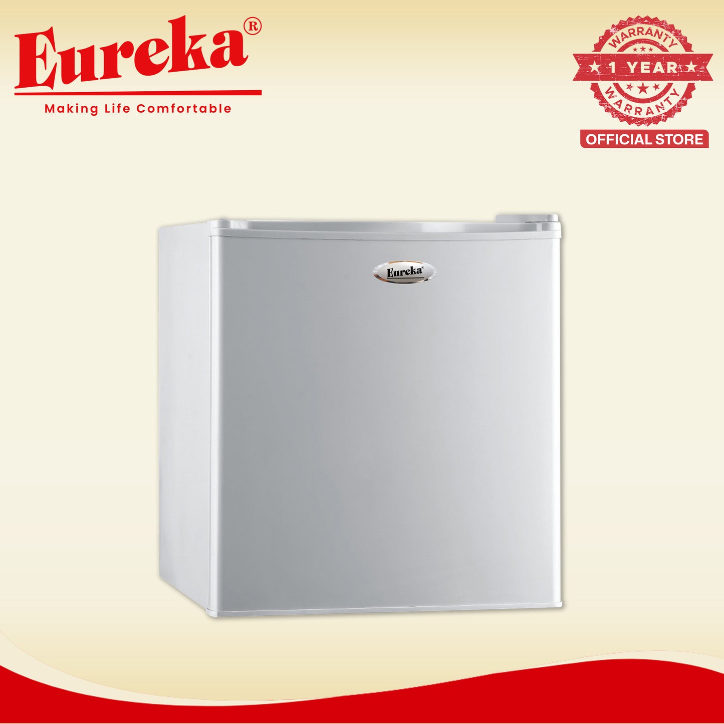 Eureka Minimalist Bar Refrigerator 1.8 Cubic Ft. EBR K18 BLACK/GRAY