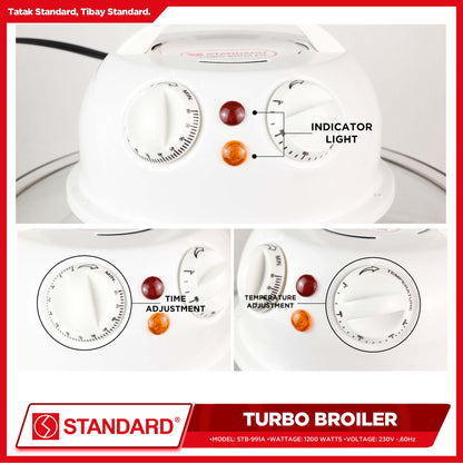 Standard Turbo Broiler 12Liters 1200 Watts