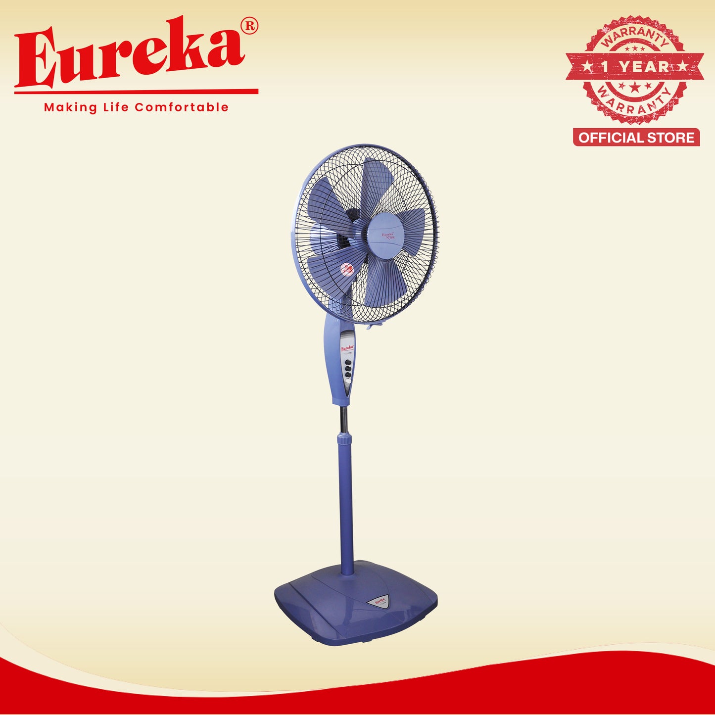 Eureka Stand Fan High Performance Motor ESF 16 Extreme