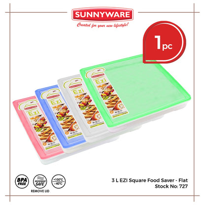 1 pc Sunnyware 727 3L EZI Food Keeper