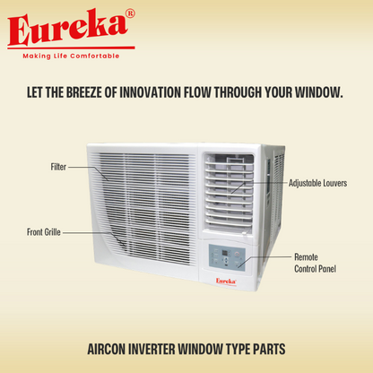 Eureka Inverter Window Air Conditioner 1.5HP EIWA 1.5HP