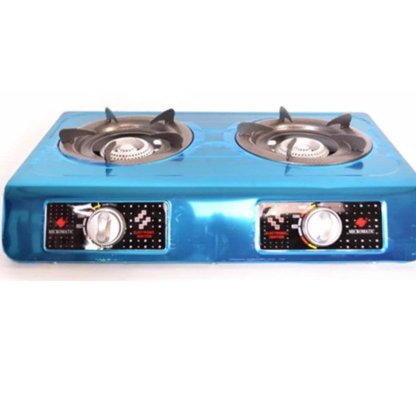 Micromatic MGS 600 Double Burner w/o regulator stainless Gas Stove