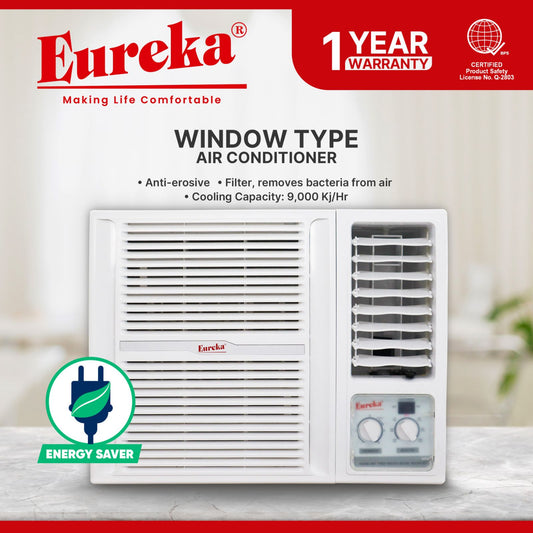 Eureka Window Type Aircon Energy-efficient 1.0 HP EWA 1.0 HP