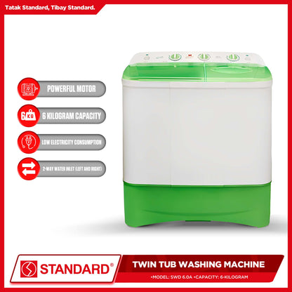 Standard Washing Machine Twin Tub SWD-6.0A